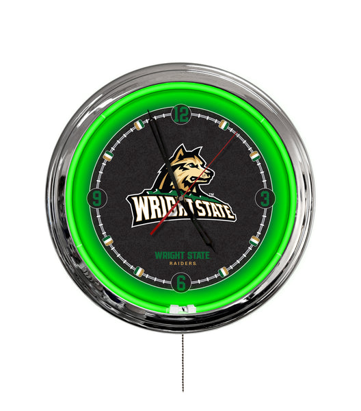 Wright State University 16" Multi Color LED Wall Clock