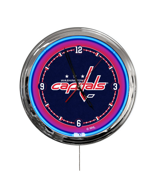 Washington Capitals 16" Multi Color LED Wall Clock