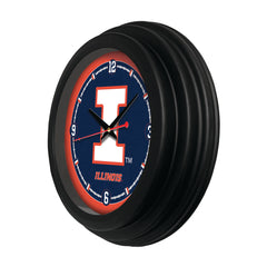 University of Illinois 15" Traditional Wall Clock