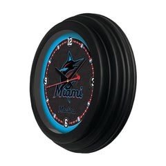 Miami Marlins 15" Traditional Wall Clock