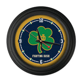 Notre Dame (Shamrock) 15" Traditional Wall Clock