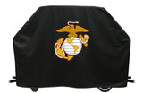 Traditional Red and Yellow United States Marine Corps Grill Cover