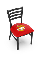 Traditional Red and Yellow United States Military Marines Chair | US Marines Chair