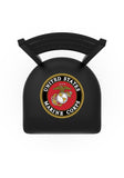 United States Military Marines Stationary Bar Stool | US Marines Stationary Bar Stool or Counter Stool