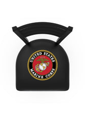 United States Military Marines Stationary Bar Stool | US Marines Stationary Bar Stool or Counter Stool