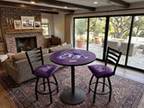 James Madison Dukes L014 Bar Stool | NCAA JMU Dukes Bar Stool