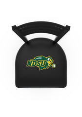 North Dakota State University L014 Bar Stool with Black Seat