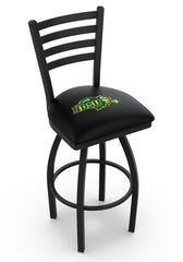 North Dakota State University L014 Bar Stool with Black Seat 25", 30", 36" Seat Height