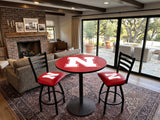 University of Nebraska L014 Bar Stool | NCAA Nebraska Cornhuskers Logo Bar Stool