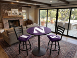 Northwestern Wildcats L014 Bar Stool | NCAA NU Wildcats Bar Stool