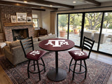 Texas A&M Aggies L014 Bar Stool | NCAA Gig Em Aggies Bar Stool