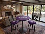 Texas Christian Horned Frogs L014 Bar Stool | NCAA Bar Stool | TCU Jackie Bar Stool