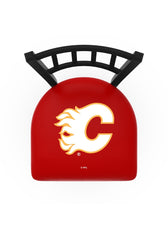 Calgary Flames L018 Bar Stool | NHL Calgary Flames Team Logo Bar Stool