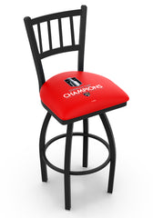 Florida Panthers 2025 Stanley Cup L018 Bar Stool | NHL Florida Panthers 2025 Stanley Cup Champion Team Logo Bar Stool