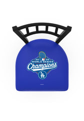 Los Angeles Dodgers 2025 World Series Champions L018 Bar Stool | MLB Los Angeles Dodgers 2025 World Series Champion Team Logo Bar Stool