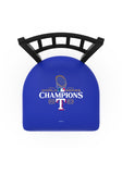 Texas Rangers 2023 World Series Champions L018 Bar Stool | MLB Texas Rangers 2023 World Series Champion Team Logo Bar Stool