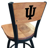 Indiana Hoosiers L038 Laser Engraved Bar Stool by Holland Bar Stool