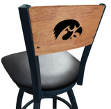 University of Iowa Hawkeyes L038 Laser Engraved Bar Stool by Holland Bar Stool