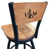 ULM Warhawks L038 Laser Engraved Bar Stool by Holland Bar Stool