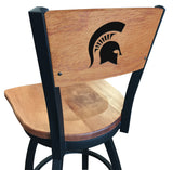 Michigan State Spartans L038 Laser Engraved Bar Stool by Holland Bar Stool
