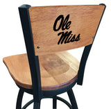 Ole Miss Rebels L038 Laser Engraved Bar Stool by Holland Bar Stool