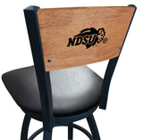 North Dakota State University Bison L038 Laser Engraved Bar Stool by Holland Bar Stool