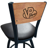 VP Racing L038 Laser Engraved Wood Back Bar Stool by Holland Bar Stool