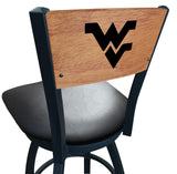 West Virginia Mountaineers L038 Laser Engraved Bar Stool by Holland Bar Stool