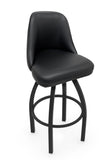 Grand Valley State University L048 Swivel Bar Stool with Full Bucket Seat | NCAA Grand Valley State University Full Bucket Bar Stool with GV Logo