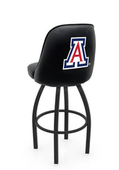 University of Arizona L048 Swivel Bar Stool with Full Bucket Seat | NCAA University of Arizona Full Bucket Bar Stool with Wildcats Logo