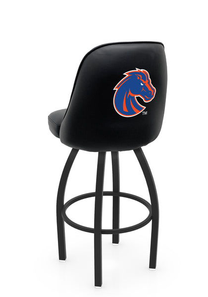 Boise State University L048 Swivel Bar Stool with Full Bucket Seat | NCAA Boise State University Full Bucket Bar Stool with Bronco Logo