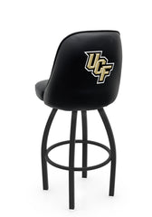 University of Central Florida L048 Swivel Bar Stool with Full Bucket Seat | NCAA University of Central Florida Full Bucket Bar Stool with Knights Logo