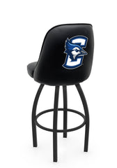 Creighton University L048 Swivel Bar Stool with Full Bucket Seat | NCAA Creighton University Full Bucket Bar Stool with Blue Jays Logo