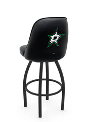 NHL Dallas Stars L048 Swivel Bar Stool with Full Bucket Seat | Dallas Stars Hockey Team Full Bucket Bar Stool with Licensed Logo