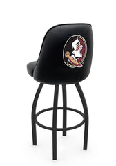 Florida State Seminoles Head L048 Swivel Bar Stool with Full Bucket Seat | NCAA Florida State Full Bucket Bar Stool with FSU Head Logo