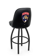 NHL Florida Panthers L048 Swivel Bar Stool with Full Bucket Seat | Florida Panthers Hockey Team Full Bucket Bar Stool with Licensed Logo
