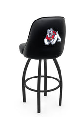 Fresno State University L048 Swivel Bar Stool with Full Bucket Seat | NCAA Fresno State University Full Bucket Bar Stool with Bulldogs Logo