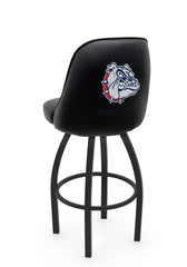 Gonzaga L048 Swivel Bar Stool with Full Bucket Seat | NCAA Gonzaga Full Bucket Bar Stool with Bulldogs Logo