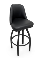 University of Indiana L048 Swivel Bar Stool with Full Bucket Seat | NCAA University of Indiana Full Bucket Bar Stool with Hoosiers Logo