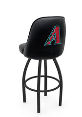 MLB Arizona Diamondbacks L048 Swivel Bar Stool with Full Bucket Seat | Arizona Diamondbacks Baseball Team Full Bucket Bar Stool with Licensed Logo