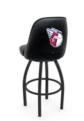 MLB Cleveland Guardians L048 Swivel Bar Stool with Full Bucket Seat | Cleveland Guardians Baseball Team Full Bucket Bar Stool with Licensed Logo