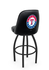MLB Texas Rangers L048 Swivel Bar Stool with Full Bucket Seat | Texas Rangers Baseball Team Full Bucket Bar Stool with Licensed Logo