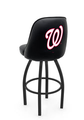 MLB Washington Nationals L048 Swivel Bar Stool with Full Bucket Seat | Washington Nationals Baseball Team Full Bucket Bar Stool with Licensed Logo