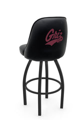 University of Montana L048 Swivel Bar Stool with Full Bucket Seat 25" 30" or 36" Seat Height