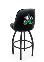 Notre Dame Leprechaun L048 Swivel Bar Stool with Full Bucket Seat | NCAA Notre Dame Full Bucket Bar Stool with Vintage Logo