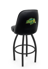 North Dakota State L048 Swivel Bar Stool with Full Bucket Seat | NCAA North Dakota State Full Bucket Bar Stool with Bison Logo