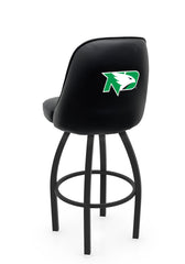North Dakota L048 Swivel Bar Stool with Full Bucket Seat | NCAA North Dakota Full Bucket Bar Stool with Fighting Hawks Logo