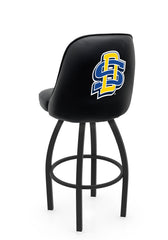 South Dakota State University L048 Swivel Bar Stool with Full Bucket Seat | NCAA South Dakota State University Full Bucket Bar Stool with Jack Rabbits Logo