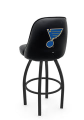 NHL St Louis Blues L048 Swivel Bar Stool with Full Bucket Seat | St Louis Blues Hockey Team Full Bucket Bar Stool with Licensed Logo