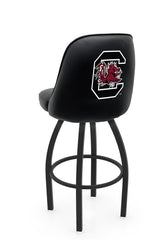 South Carolina L048 Swivel Bar Stool with Full Bucket Seat | NCAA South Carolina Full Bucket Bar Stool with Gamecocks Logo